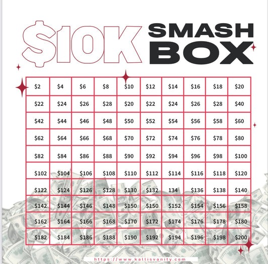 10K Savings Smash Box